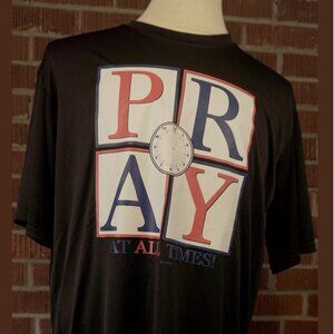 Unisex_Pray At All Times_T-Shirt_Black